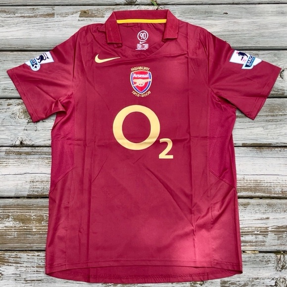 Arsenal 2005/2006 Home Highbury Jersey Thierry Henry #14  Men’s Large - Picture 1 of 7